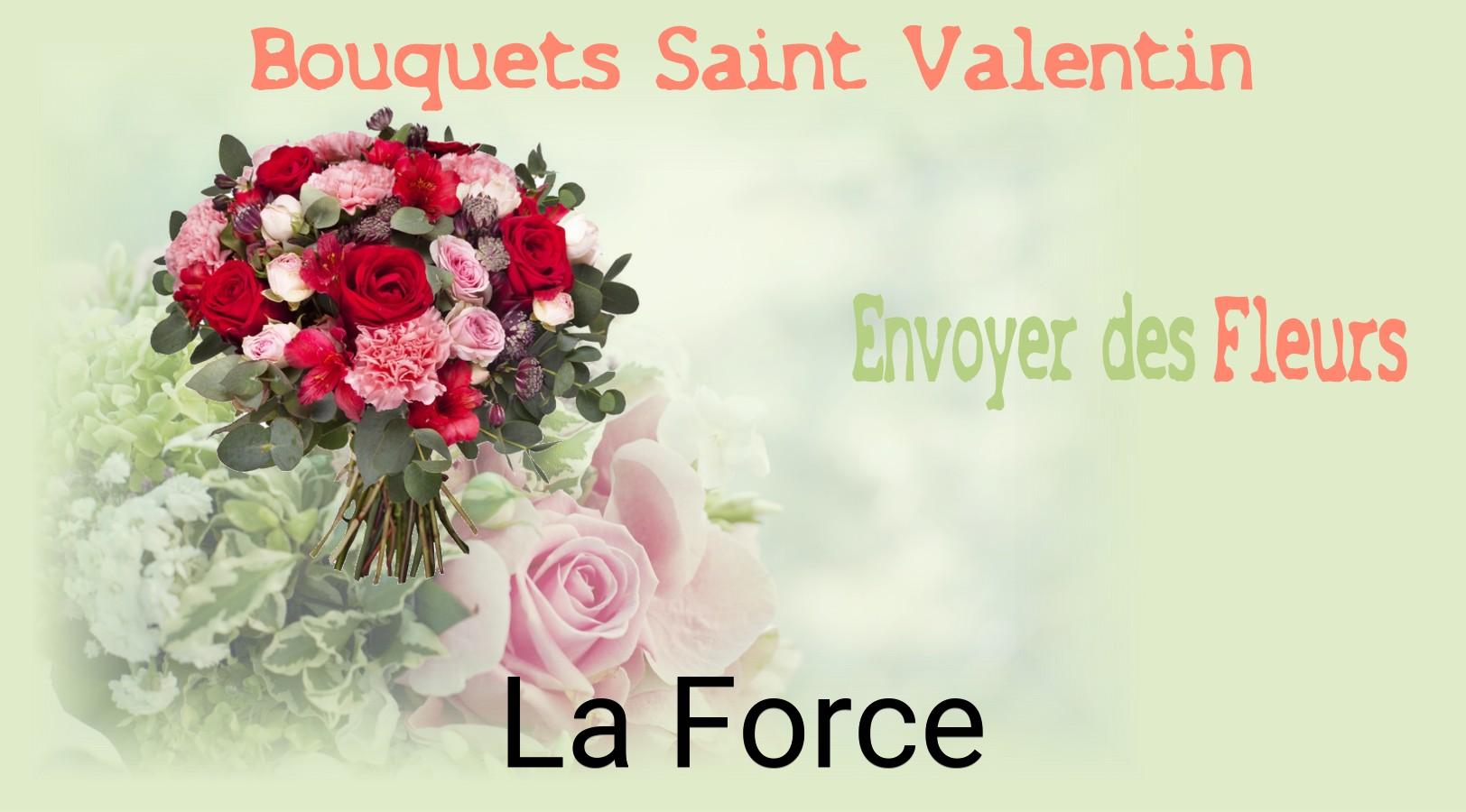 Roses de Saint-Valentin livrées à La Force